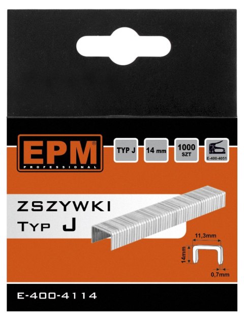 ZSZYWKI 1000SZT 14MM J-014 EPM ZSZYWKI 1000SZT 14MM J-014 EPM