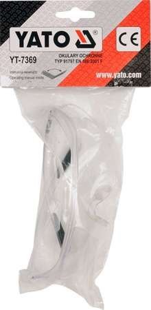 OKULARY OCHRONNE BEZBARWNE TYP 91797 YATO OKULARY OCHRONNE BEZBARWNE TYP 91797 YATO