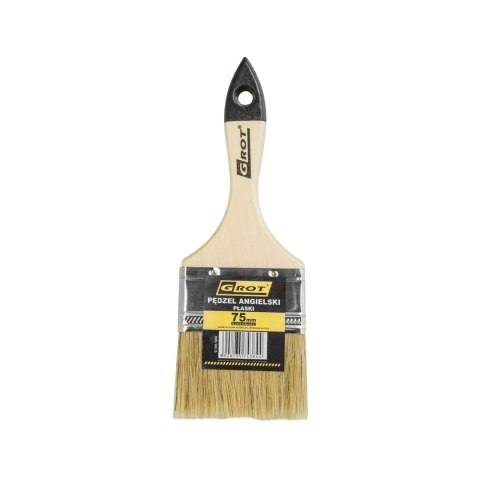 PĘDZEL ANGIELSKI PŁASKI 63MM - 2,5' GROT PĘDZEL ANGIELSKI PŁASKI 63MM - 2,5' GROT