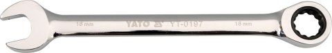 KLUCZ PŁASKO-OCZKOWY Z GRZECHOTKĄ 11MM YATO KLUCZ PŁASKO-OCZKOWY Z GRZECHOTKĄ 11MM YATO