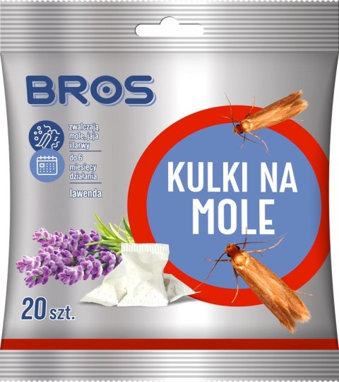 KULKI NA MOLE LAWENDOWE 120G BROS KULKI NA MOLE LAWENDOWE 120G BROS