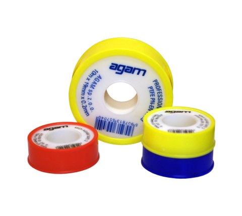 TAŚMA USZCZELNIACZ TEFLONOWY 19MM*15M*0,2 AGAM TAŚMA USZCZELNIACZ TEFLONOWY 19MM*15M*0,2 AGAM