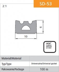 USZCZELKA SAMOPRZYLEPNA CZARNA SD-53/4-0 10*6 MB STOMIL USZCZELKA SAMOPRZYLEPNA CZARNA SD-53/4-0 10*6 MB STOMIL