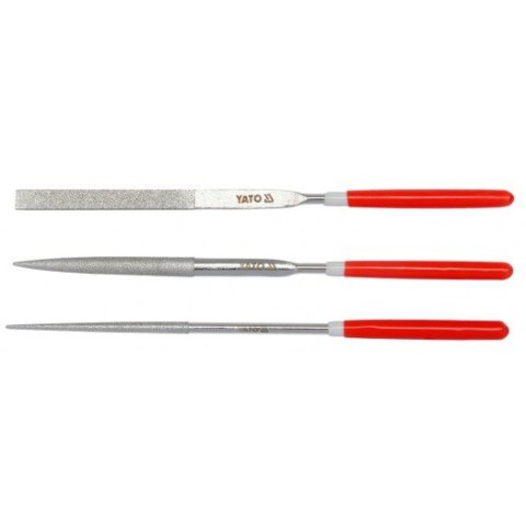 ZESTAW PILNIKÓW IGLAKÓW DIAMENTOWYCH 3*140*50MM YATO ZESTAW PILNIKÓW IGLAKÓW DIAMENTOWYCH 3*140*50MM YATO