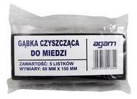 GĄBKA CZYSZCZĄCA DO RUR MIEDZIANYCH 60*150MM 10 LISTKÓW AGAM