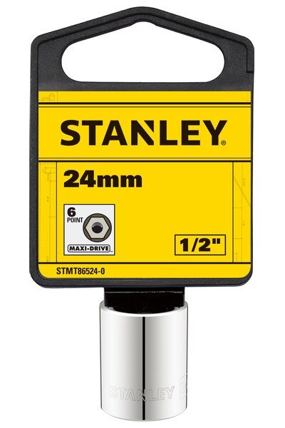 NASADKA KRÓTKA 6-KĄTNA CHROMOWANA 1/2 24MM STANLEY NASADKA KRÓTKA 6-KĄTNA CHROMOWANA 1/2 24MM STANLEY