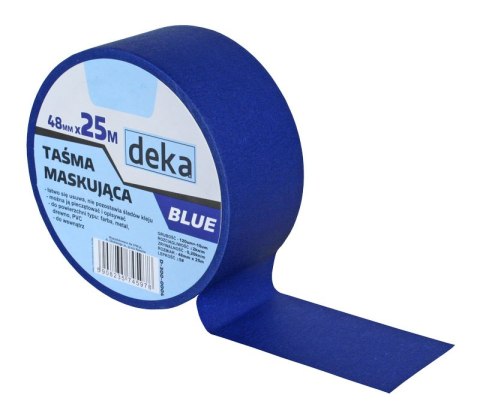 TAŚMA MALARSKA. BLUE 48MM*25M DEKA TAŚMA MALARSKA. BLUE 48MM*25M DEKA