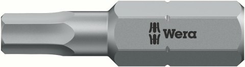 BIT SZEŚCIOKĄTNY 2,5 X 25 MM HEX-PLUS WZMOCNIONY TYP 840/1 Z WERA BIT SZEŚCIOKĄTNY 2,5 X 25 MM HEX-PLUS WZMOCNIONY TYP 840/1 Z WERA