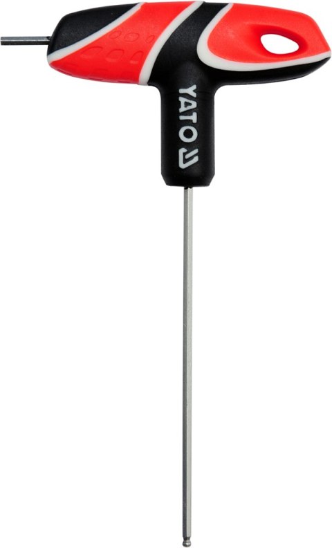 KLUCZ TRZP HEX (KULKA) Z RĘKOJEŚCIĄ 4MM YATO KLUCZ TRZP HEX (KULKA) Z RĘKOJEŚCIĄ 4MM YATO