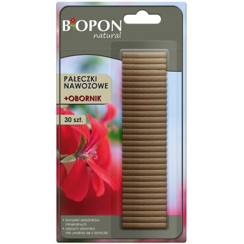 NAWÓZ - PAŁECZKI NAWOZOWE + OBORNIK 30 SZT. BIOPON NAWÓZ - PAŁECZKI NAWOZOWE + OBORNIK 30 SZT. BIOPON