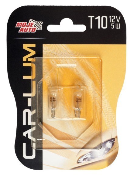 ŻARÓWKA T10-W5W 12V 5W MOJE AUTO VIRAGE ŻARÓWKA T10-W5W 12V 5W MOJE AUTO VIRAGE