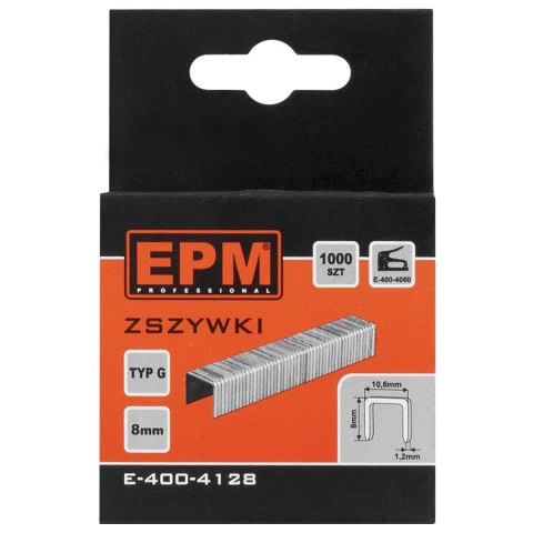 ZSZYWKI TYP G 1000SZT 10.6MM*1.2MM 12MM EPM ZSZYWKI TYP G 1000SZT 10.6MM*1.2MM 12MM EPM