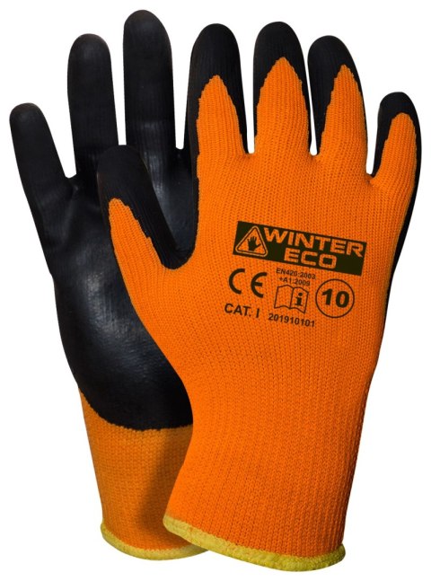 RĘKAWICE POWLEKANE, OCIEPLANE WINTER ECO/W100 ROZMIAR 10 UN RĘKAWICE POWLEKANE, OCIEPLANE WINTER ECO/W100 ROZMIAR 10 UN