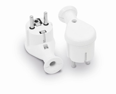 WTYCZKA KĄTOWA ROZBIERALNA UNI-SCHUKO, 2P+Z 16A, 250V BIAŁA VOLTEO WTYCZKA KĄTOWA ROZBIERALNA UNI-SCHUKO, 2P+Z 16A, 250V BIAŁA VOLTEO