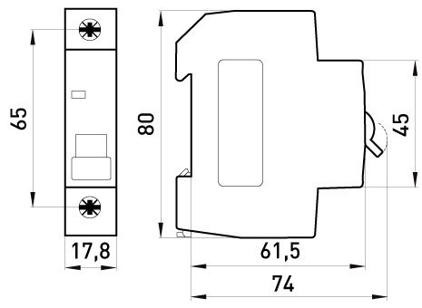 WYŁĄCZNIK NADPRĄDOWY MCB.PRO60 1P B10A 6KA ENEXT WYŁĄCZNIK NADPRĄDOWY MCB.PRO60 1P B10A 6KA ENEXT