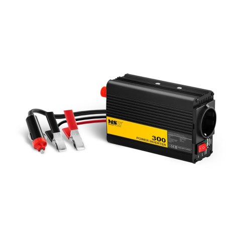 Przetwornica napięcia samochodowa do akumulatora 300/600W + Adapter do gniazdka zapalniczki Przetwornica napięcia samochodowa do akumulatora 300/600W + Adapter do gniazdka zapalniczki