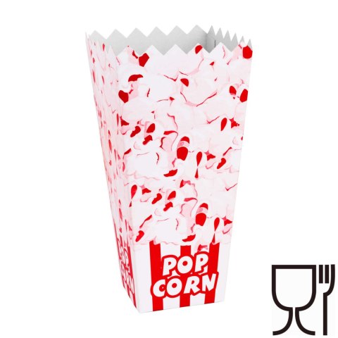 Pudełko kartonik na PopCorn 7x22x10.5cm DUŻY 1.7L 100szt. Pudełko kartonik na PopCorn 7x22x10.5cm DUŻY 1.7L 100szt.