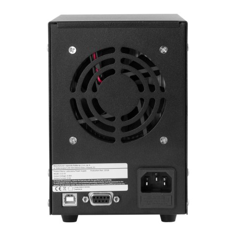 Zasilacz laboratoryjny z funkcją pamięci 0-30VDC 0-5A USB / RS232 + CD S-LS-31 Zasilacz laboratoryjny z funkcją pamięci 0-30VDC 0-5A USB / RS232 + CD S-LS-31