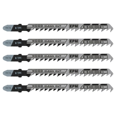 BRZESZCZOT DO WYRZYNARKI 100MM 6TPI DREWNO T101D 5 SZTUK EPM BRZESZCZOT DO WYRZYNARKI 100MM 6TPI DREWNO T101D 5 SZTUK EPM