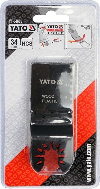 BRZESZCZOT WGŁĘBNY 34MM DO NARZĘDZIA WIELOF. HCS 3 SZTUK YATO BRZESZCZOT WGŁĘBNY 34MM DO NARZĘDZIA WIELOF. HCS 3 SZTUK YATO