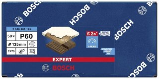 KRĄŻEK PRZYCZEPNY 125MM EXPERT EXC470 G60 PERFOROWANY BOSCH