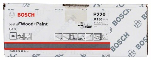 KRĄŻEK PRZYCZEPNY 150MM C470 G220 6OTW. BOSCH KRĄŻEK PRZYCZEPNY 150MM C470 G220 6OTW. BOSCH