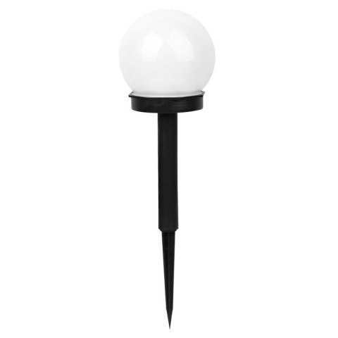 LAMPA SOLARNA 6500K LED KULA BIAŁA PLASTIK CZARNY POLUX LAMPA SOLARNA 6500K LED KULA BIAŁA PLASTIK CZARNY POLUX