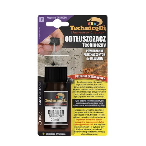 ODTŁUSZCZACZ TECHNICZNY 20ML TECHNICQLL ODTŁUSZCZACZ TECHNICZNY 20ML TECHNICQLL