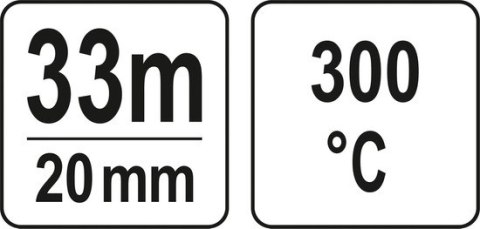 TAŚMA KAPTONOWA 20MM ODPORNA NA WYSOKIE TEMPERATURY YATO TAŚMA KAPTONOWA 20MM ODPORNA NA WYSOKIE TEMPERATURY YATO