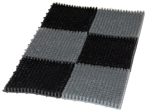 WYCIERACZKA TRAWKA PLASTIKOWA 6-CZĘŚCIOWA 36*55CM BLACK/GREY UN WYCIERACZKA TRAWKA PLASTIKOWA 6-CZĘŚCIOWA 36*55CM BLACK/GREY UN