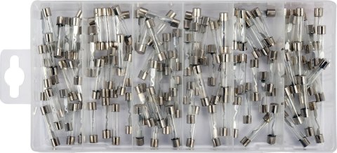 ZESTAW BEZPIECZNIKÓW SZKLANYCH 6X30MM 120 SZTUK MIX YATO ZESTAW BEZPIECZNIKÓW SZKLANYCH 6X30MM 120 SZTUK MIX YATO