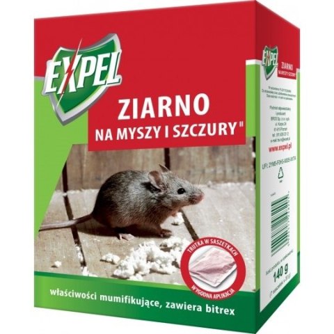 ZIARNO NA MYSZY I SZCZURY 140G EXPEL BROS ZIARNO NA MYSZY I SZCZURY 140G EXPEL BROS