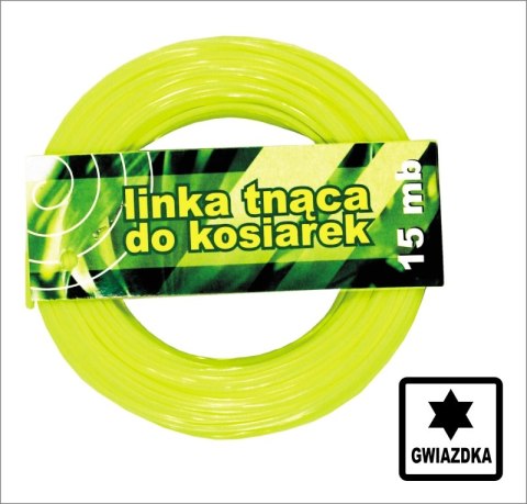 ŻYŁKA DO WYKASZARKI GWIAZDKA 3.0MM 15M CELL-FAST ŻYŁKA DO WYKASZARKI GWIAZDKA 3.0MM 15M CELL-FAST