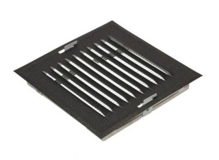 KRATKA METALOWA SKOŚNA W RAMCE Z SIATKĄ 14*14CM GRAFIT MAT AIR ROXY