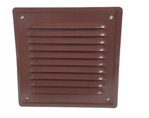 KRATKA METALOWA SKOŚNA Z SIATKĄ 14*14CM BRĄZ AIR ROXY KRATKA METALOWA SKOŚNA Z SIATKĄ 14*14CM BRĄZ AIR ROXY