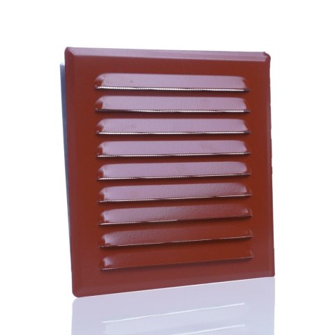 KRATKA METALOWA SKOŚNA Z SIATKĄ 14*14CM CEGLASTY AIR ROXY KRATKA METALOWA SKOŚNA Z SIATKĄ 14*14CM CEGLASTY AIR ROXY