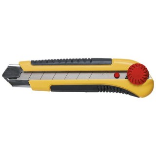 NÓŻ Z OSTRZEM ŁAMANYM 25MM BLOKADA ŚRUBOWA TOP TOOLS
