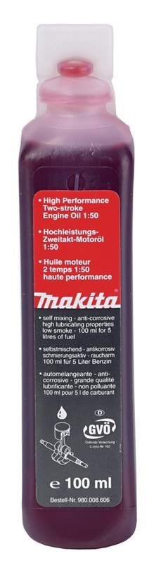 OLEJ DO MIESZANKI DO SILNIKÓW 2-SUWOWYCH 100 ML MAKITA OLEJ DO MIESZANKI DO SILNIKÓW 2-SUWOWYCH 100 ML MAKITA