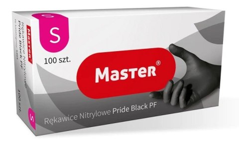 RĘKAWICE NITRYLOWE CZARNE MASTER PRIDE ROZMIAR S UN RĘKAWICE NITRYLOWE CZARNE MASTER PRIDE ROZMIAR S UN