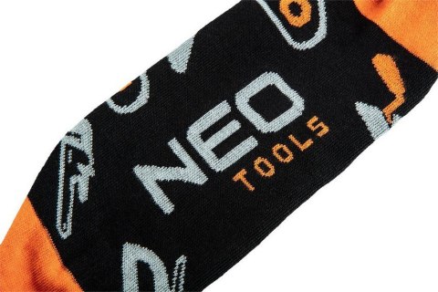 SKARPETY KOLOROWE NEO TOOLS, ROZMIAR 39-42 NEO