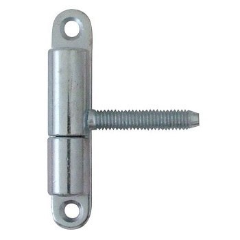 ZAWIAS WKRĘCANY OCYNKOWANY BIAŁY 15*50MM /2SZT/ UN ZAWIAS WKRĘCANY OCYNKOWANY BIAŁY 15*50MM /2SZT/ UN