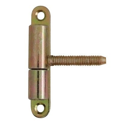 ZAWIAS WKRĘCANY OCYNKOWANY ŻÓŁTY 15*50MM /2SZT/ UN ZAWIAS WKRĘCANY OCYNKOWANY ŻÓŁTY 15*50MM /2SZT/ UN