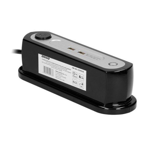 PRZEDŁUŻACZ BIURKOWY Z WYŁĄCZNIKIEM 3X2P+Z, 2XUSB 1,4M ORNO PRZEDŁUŻACZ BIURKOWY Z WYŁĄCZNIKIEM 3X2P+Z, 2XUSB 1,4M ORNO