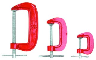 ŚCISKI MODELARSKIE TYP G KOMPLET 3 SZTUKI TOP TOOLS