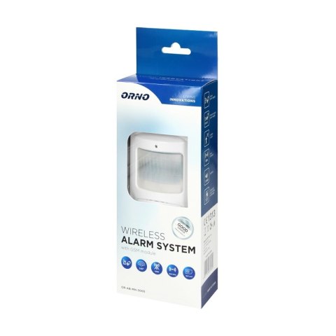 SYSTEM ALARMOWY BEZPRZEWODOWY Z MODUŁEM GSM ORNO SYSTEM ALARMOWY BEZPRZEWODOWY Z MODUŁEM GSM ORNO
