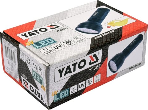 ZESTAW LATARKA UV 51 LED I OKULARY YATO ZESTAW LATARKA UV 51 LED I OKULARY YATO