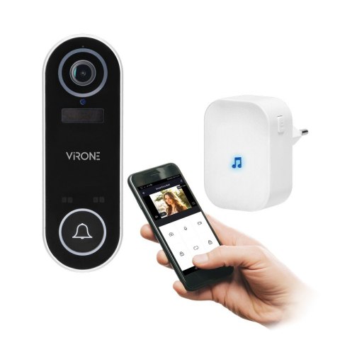 BEZPRZEWODOWY DZWONEK Z KAMERĄ WI-FI: TUYA VIRONE VDB-1 VIRONE BEZPRZEWODOWY DZWONEK Z KAMERĄ WI-FI: TUYA VIRONE VDB-1 VIRONE