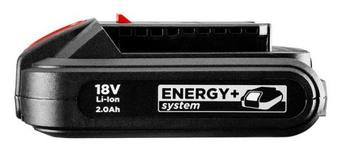 AKUMULATOR ENERGY+ 18V LI-ION 2.0AH GRAPHITE AKUMULATOR ENERGY+ 18V LI-ION 2.0AH GRAPHITE
