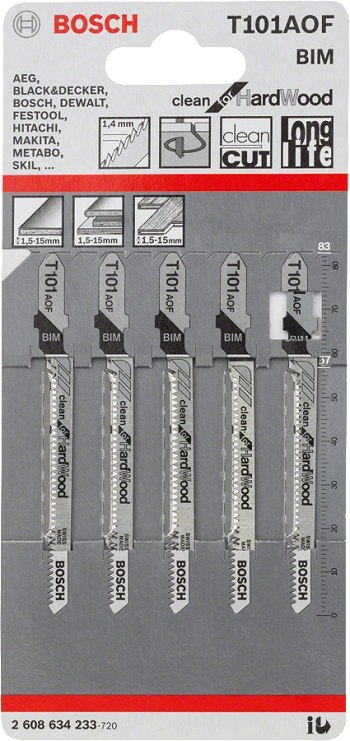 BRZESZCZOT DO WYRZYNARKI T101AOF 5SZT. BOSCH BRZESZCZOT DO WYRZYNARKI T101AOF 5SZT. BOSCH