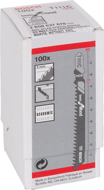 BRZESZCZOT DO WYRZYNARKI T111C 100SZT. BOSCH BRZESZCZOT DO WYRZYNARKI T111C 100SZT. BOSCH